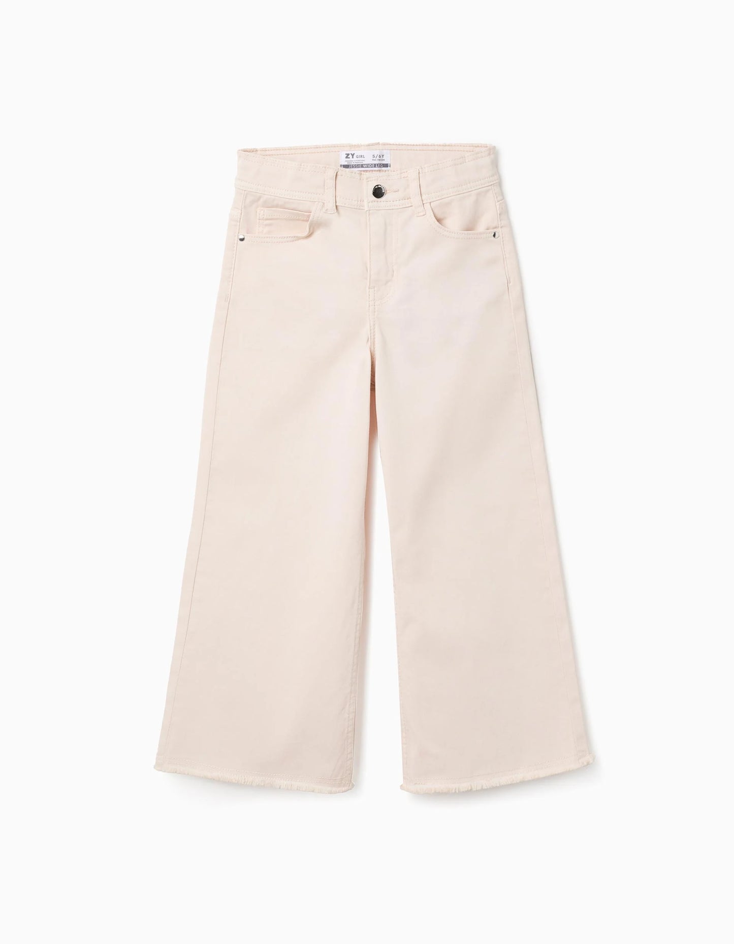 Pantálon de niña de sarga wide leg