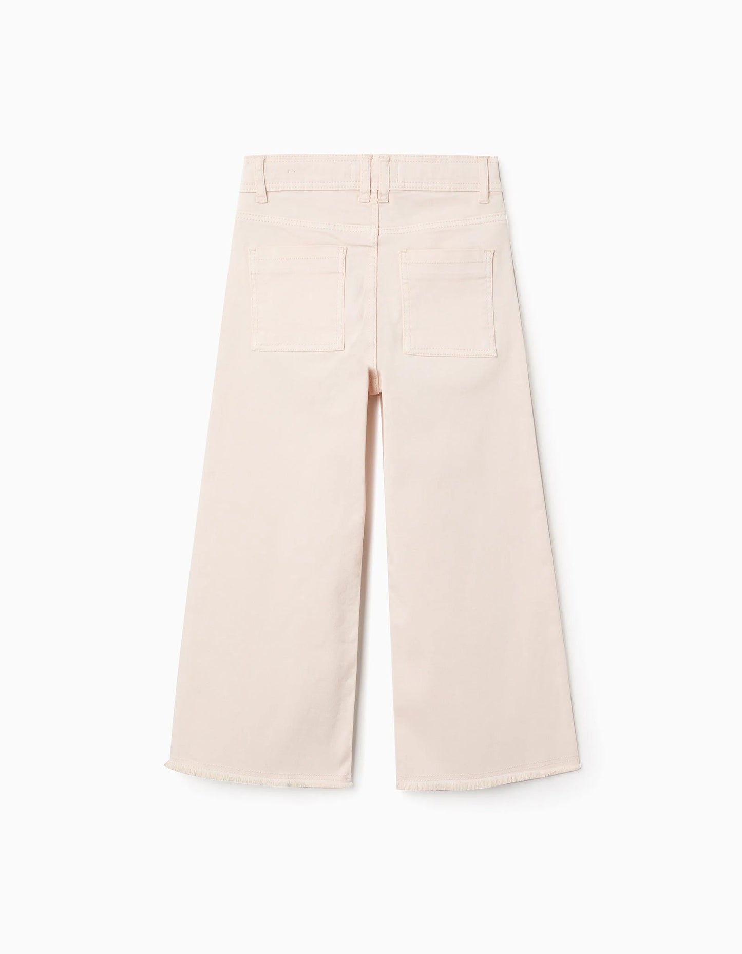 Pantálon de niña de sarga wide leg