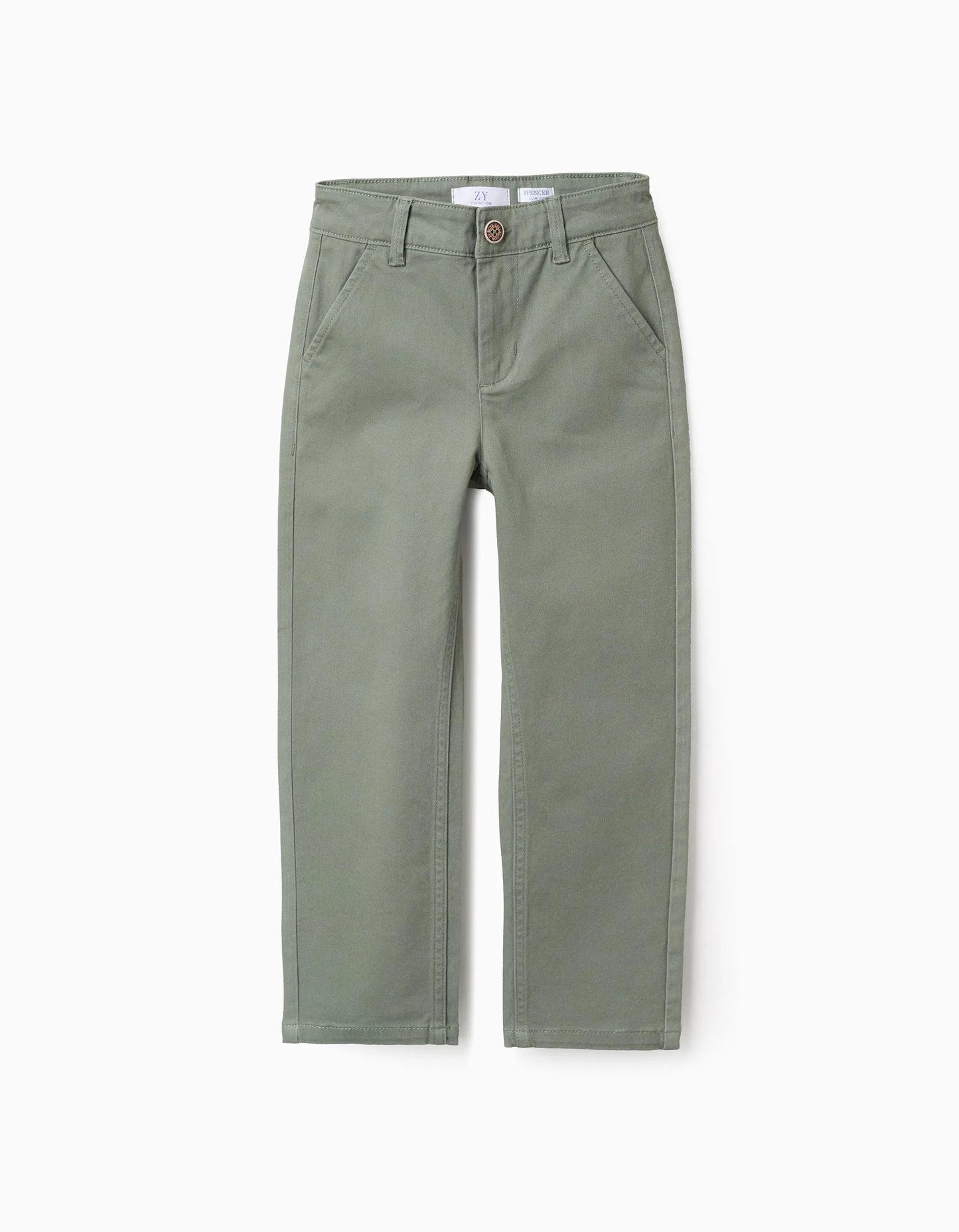 Pantalones chino verde