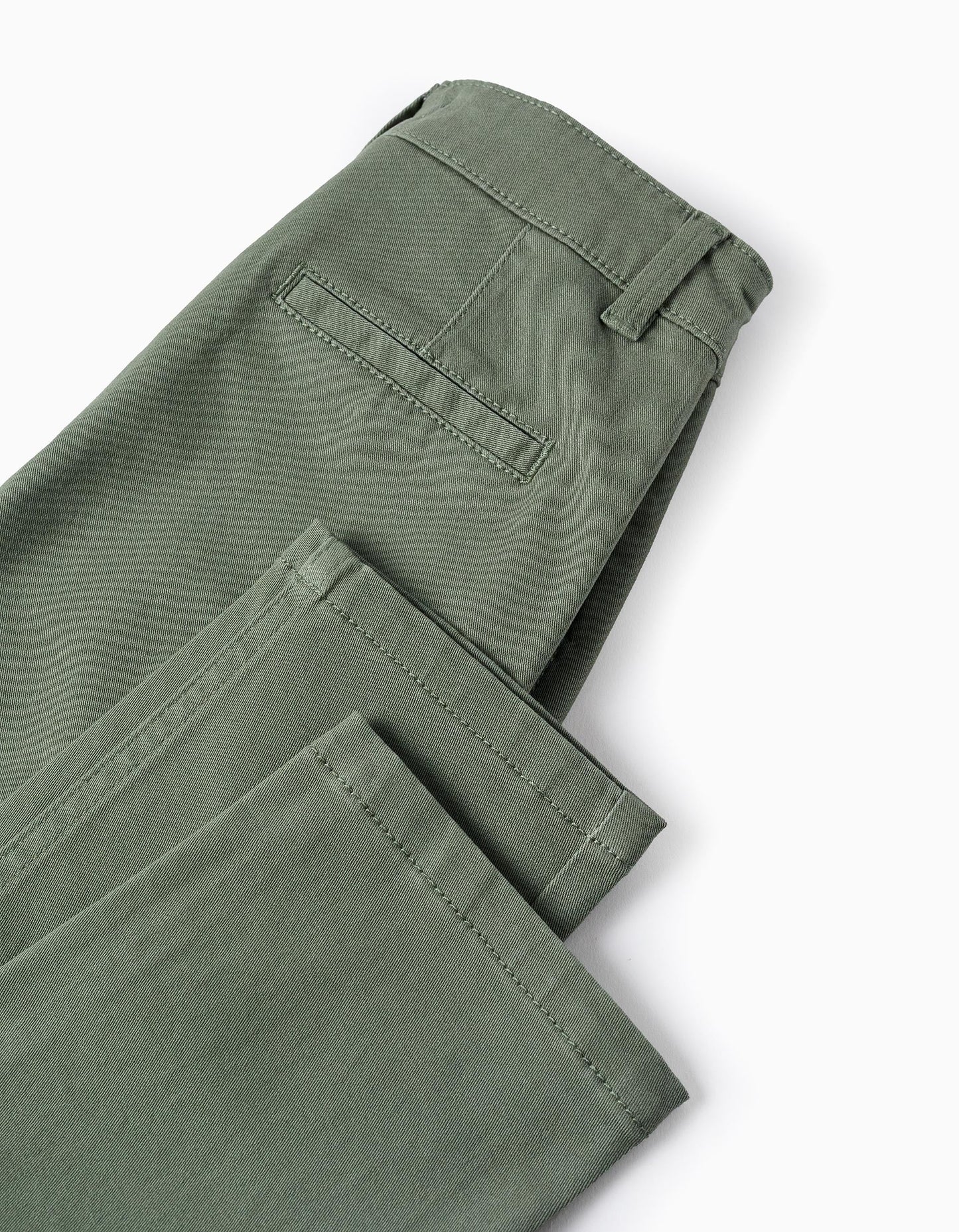 Pantalones chino verde