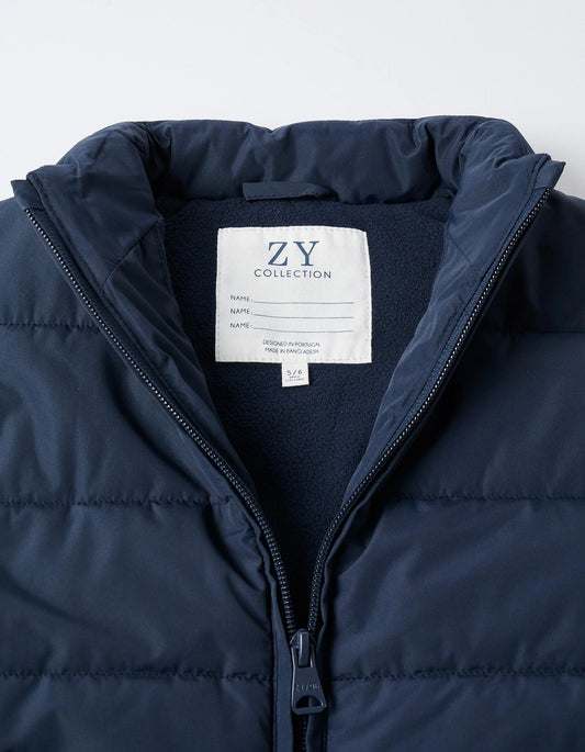 Chaleco Acolchado con Forro Polar para Niño Azul Oscuro