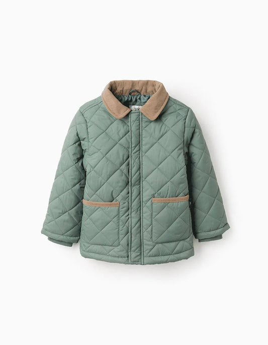 Parka acolchada capucha desmontable