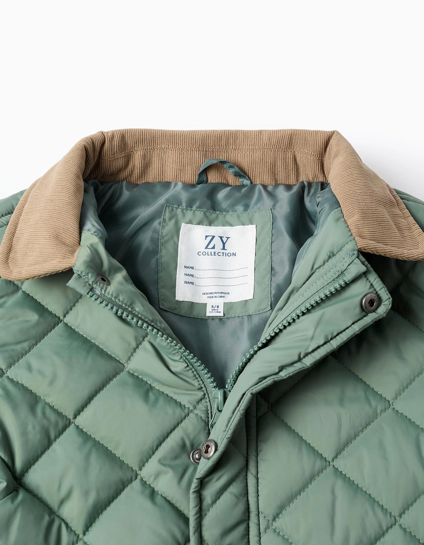 Parka acolchada capucha desmontable