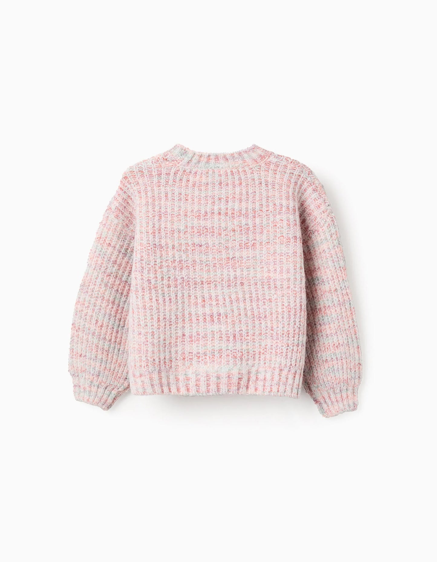 Jersey de Punto Grueso para Niña, Multicolor