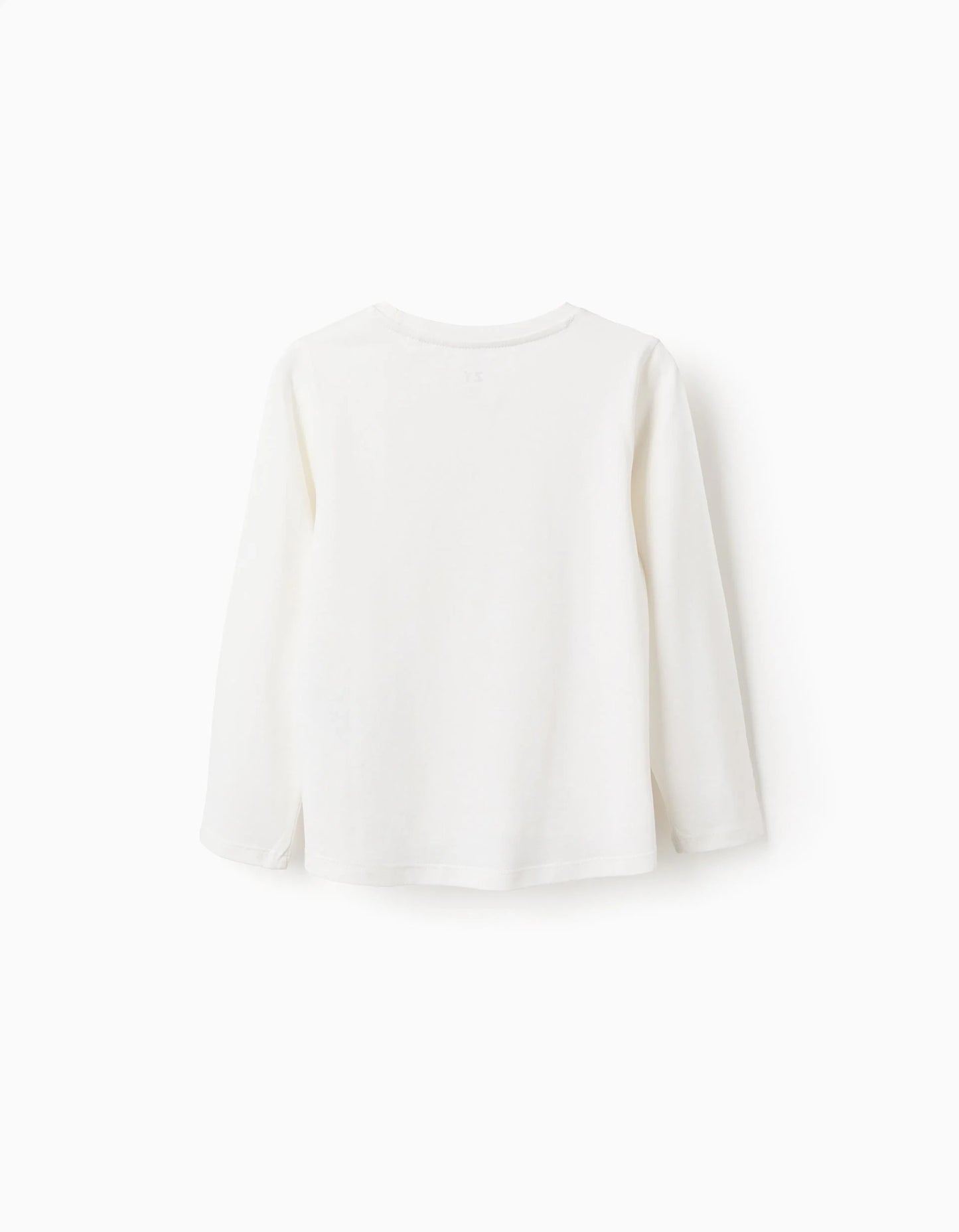 Camiseta de manga larga blanca