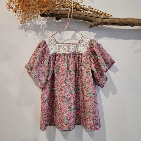 Vestido flor liberty de Mia y Lia