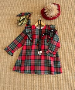 Vestido tartán de Kids Chocolate