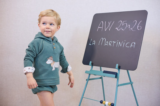 Conjunto felpa niño Petit&Flower