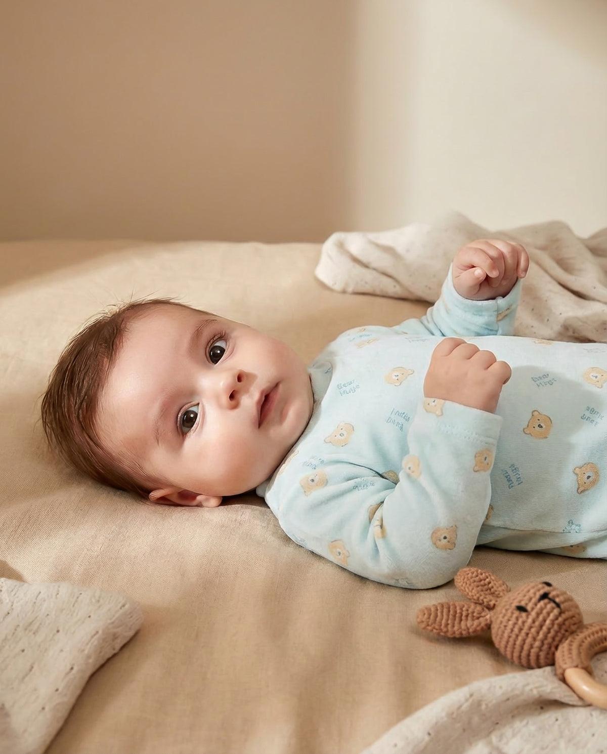 Pijama bebé verde agua Waterlemon