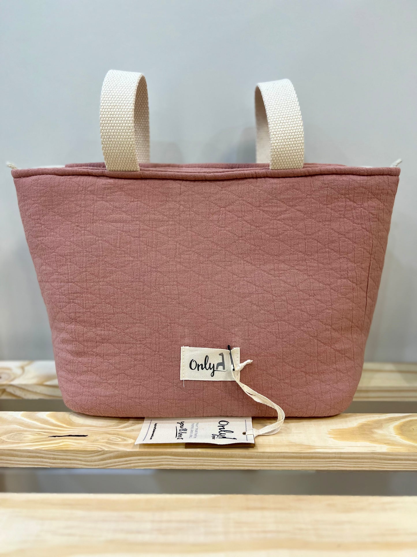 Minibag two crepe La Giraffa Bianca e Blu