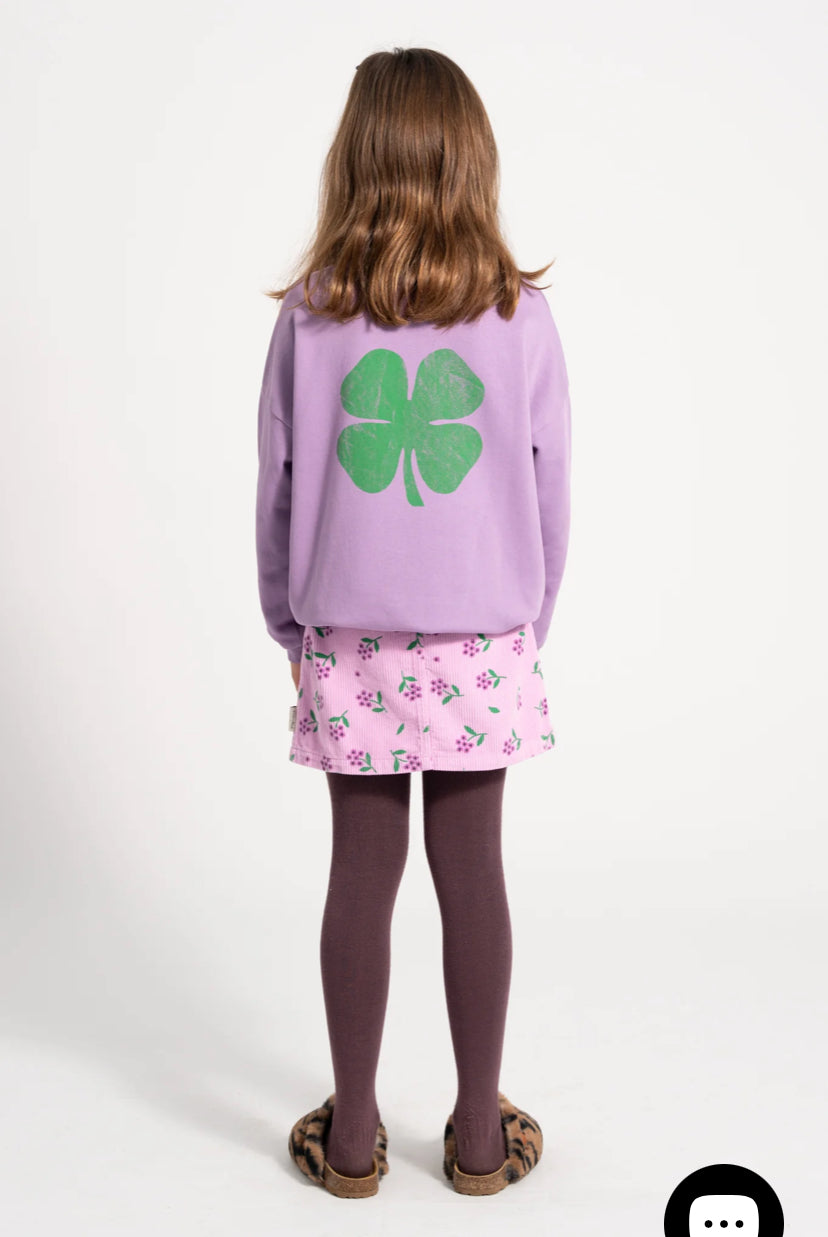Falda corta pana de flores de Piupiuchick