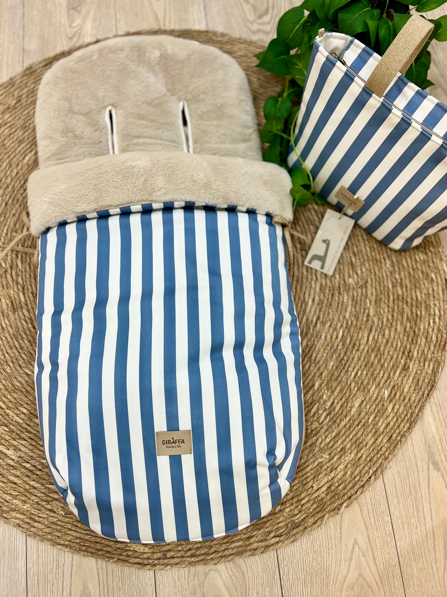 Saco silla Giorgia La Giraffa Bianca e Blu.