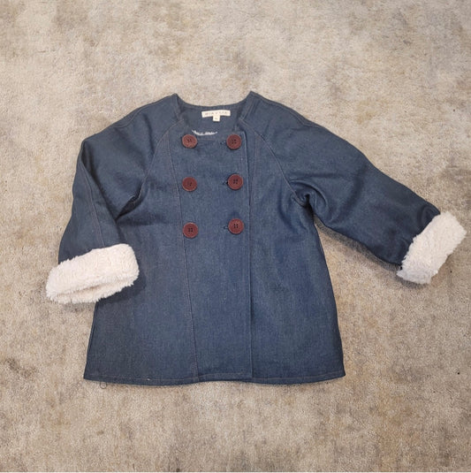 Chaquetón niña denim Mía y Lia