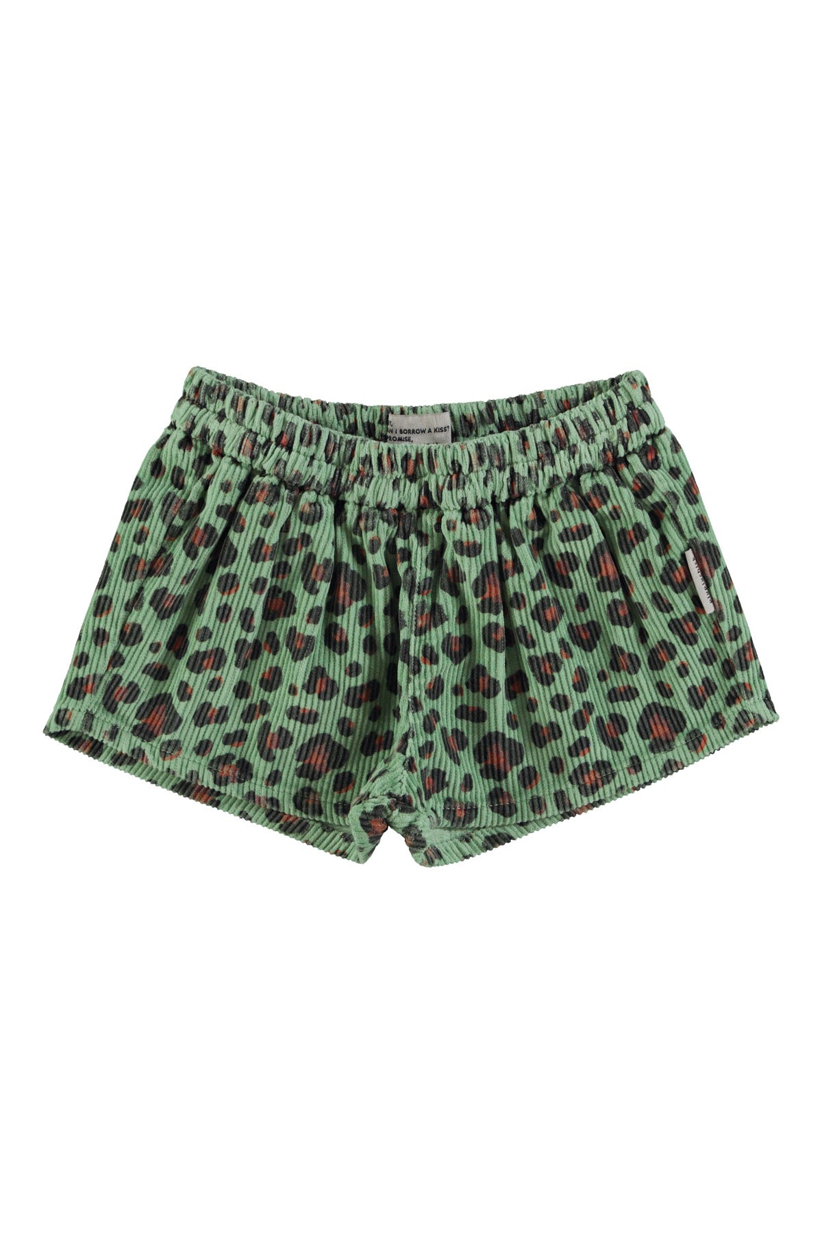 Shorts Verdes con estampado animal print