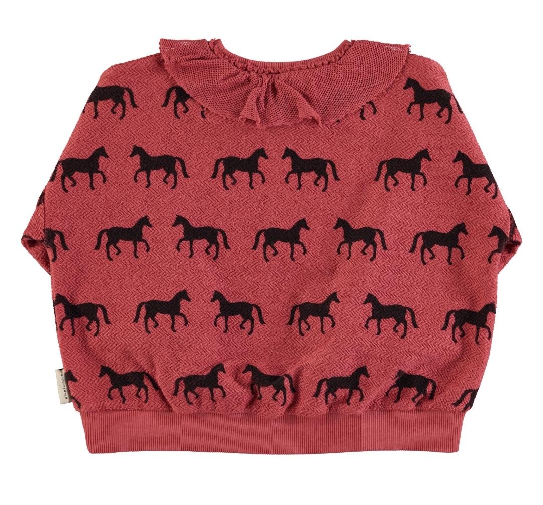 Sudadera caballos negros de Piupiuchick