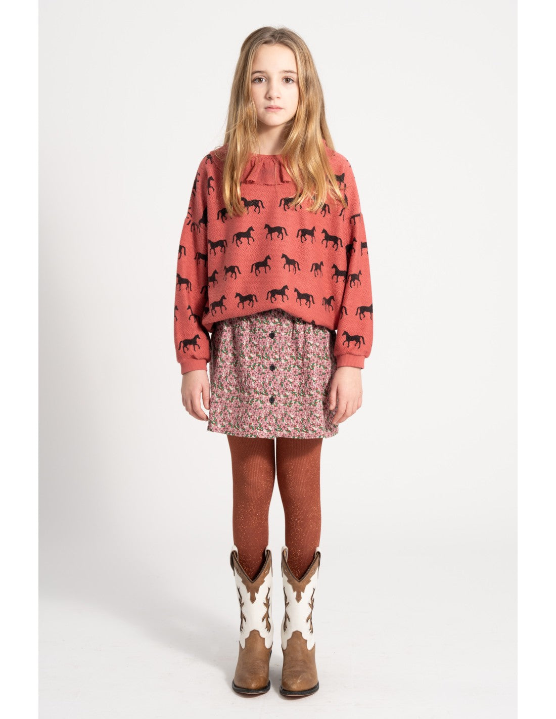 Sudadera caballos negros de Piupiuchick