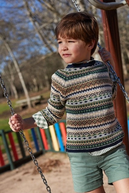 Conjunto niño musgo de La Martinica