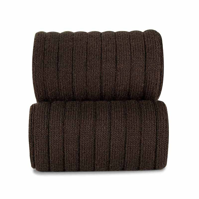 Leotardo canalé marrón