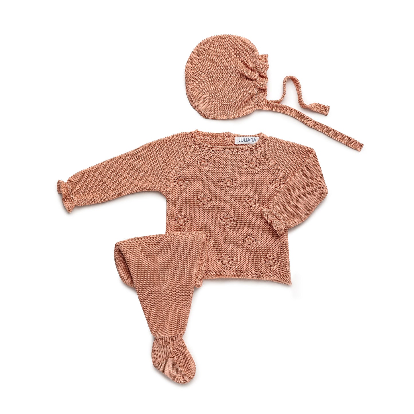 Conjunto bebé Salmón Juliana