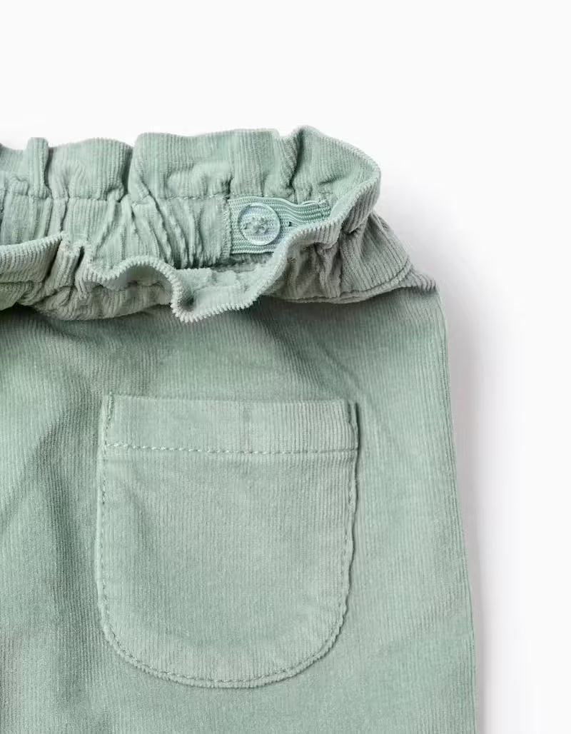 Pantalones de pana verde