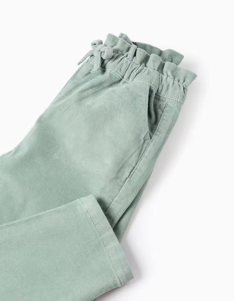 Pantalones de pana verde