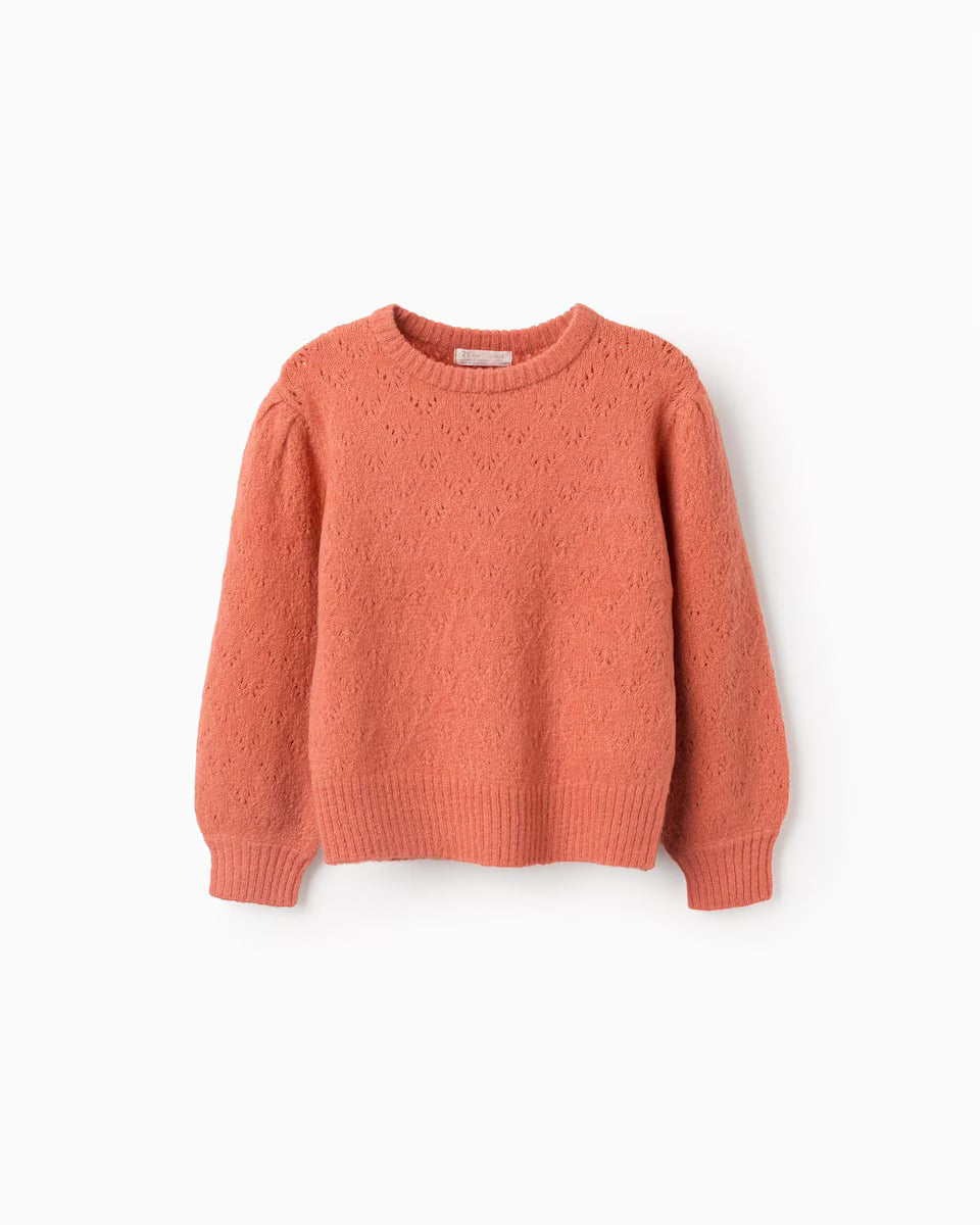 Jersey de niña de manga larga