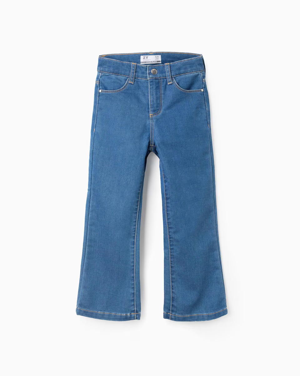 Vaquero de niña flare fit