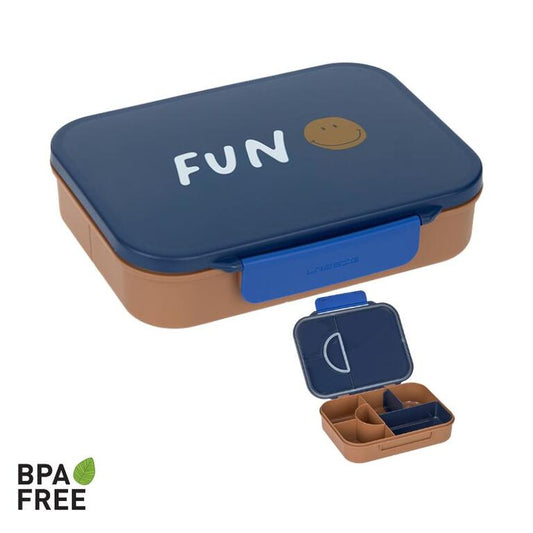 LUNCHBOX BENTO SMILE NAVY BLUE