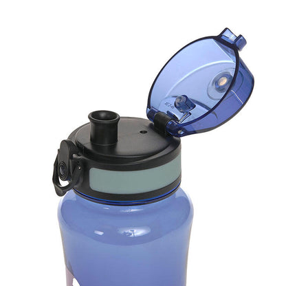 Kit botella+tupper SMILE CARAMEL/BLU - Lässig
