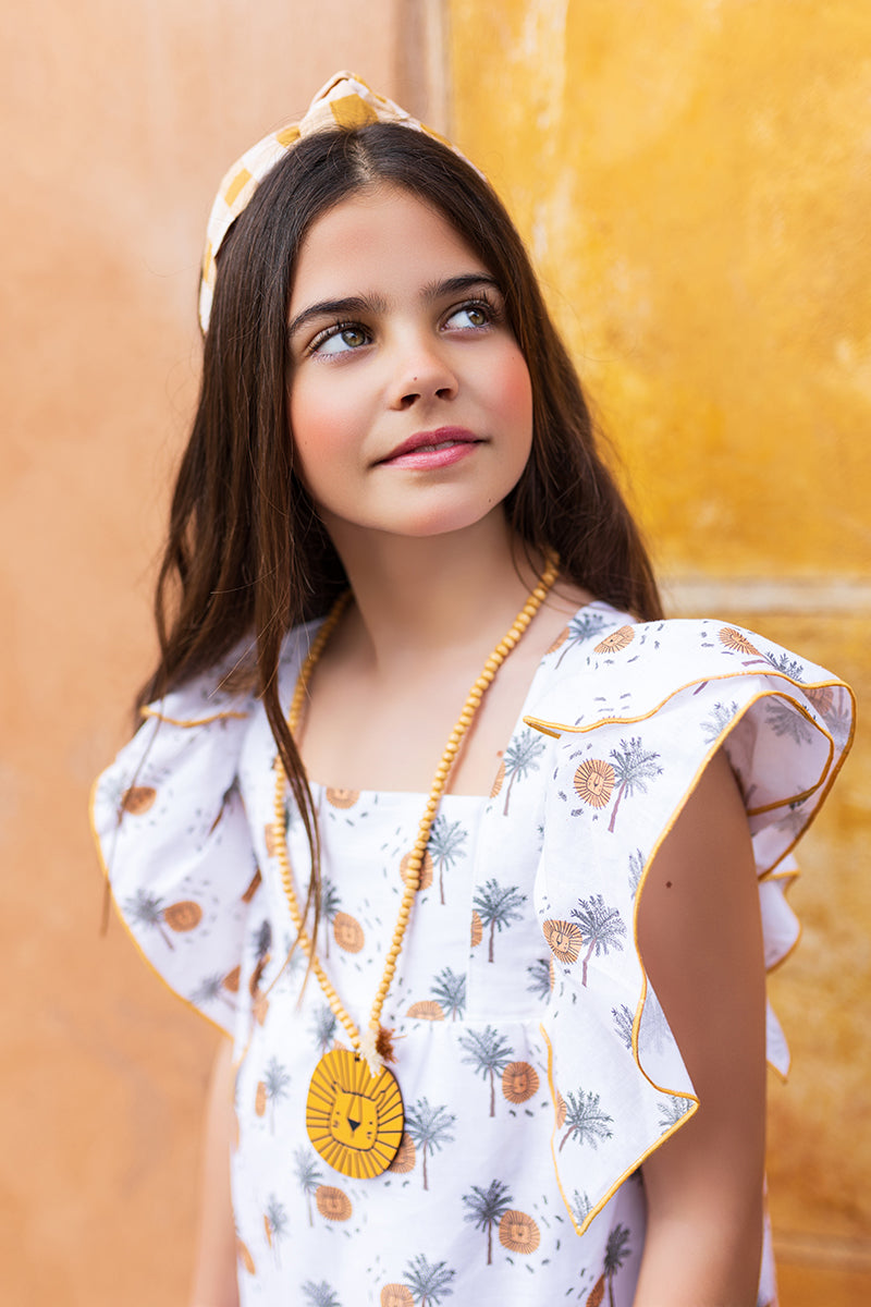 Collar palmeras Kids Chocolate