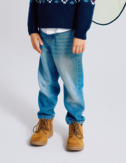 Pantalón niño Vaquero 'Straight' Azul - Zippy