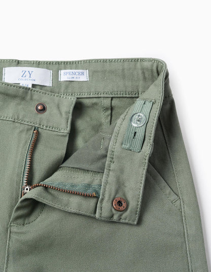 Pantalones chino verde - Zippy