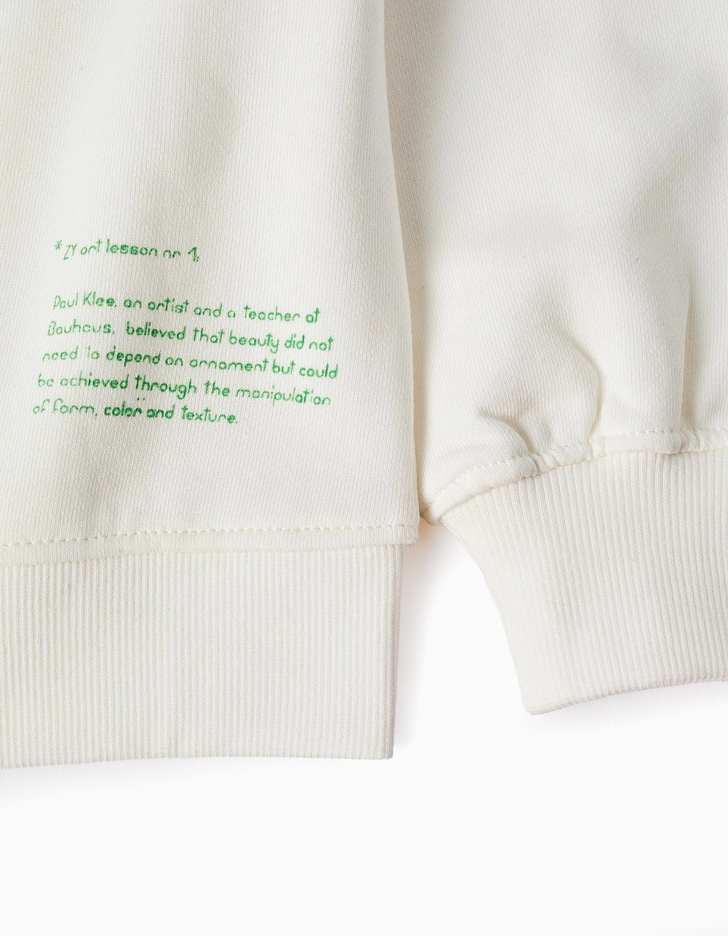 Sudadera algodón con Lunares en Relieve  Niña