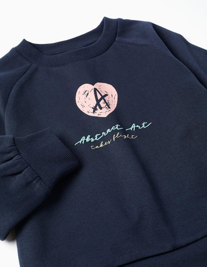 Sudadera niña con Estampado en Relieve - Zippy