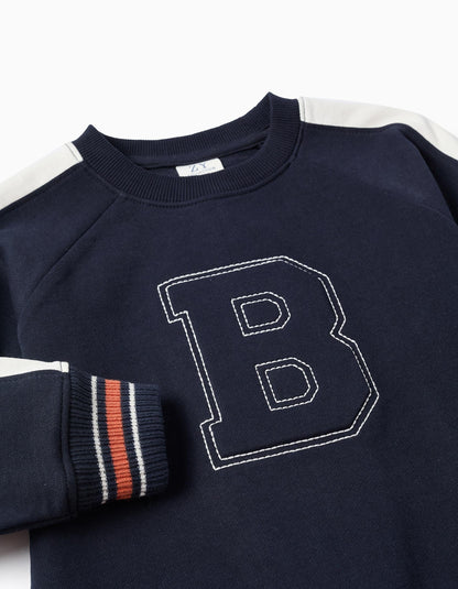 Sudadera niño con Bordado - Zippy