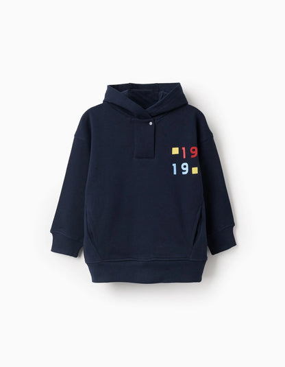 Sudadera niño '1919' Azul Oscuro - Zippy