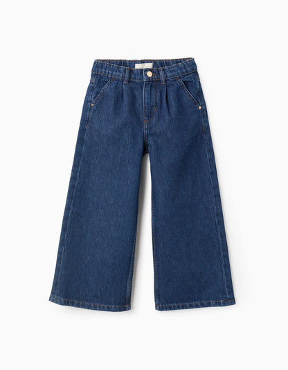 Pantalón niña Vaquero 'Wide Leg' Azul - Zippy