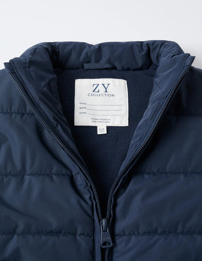 Chaleco niño Acolchado con Forro Polar para Niño Azul Oscuro - Zippy