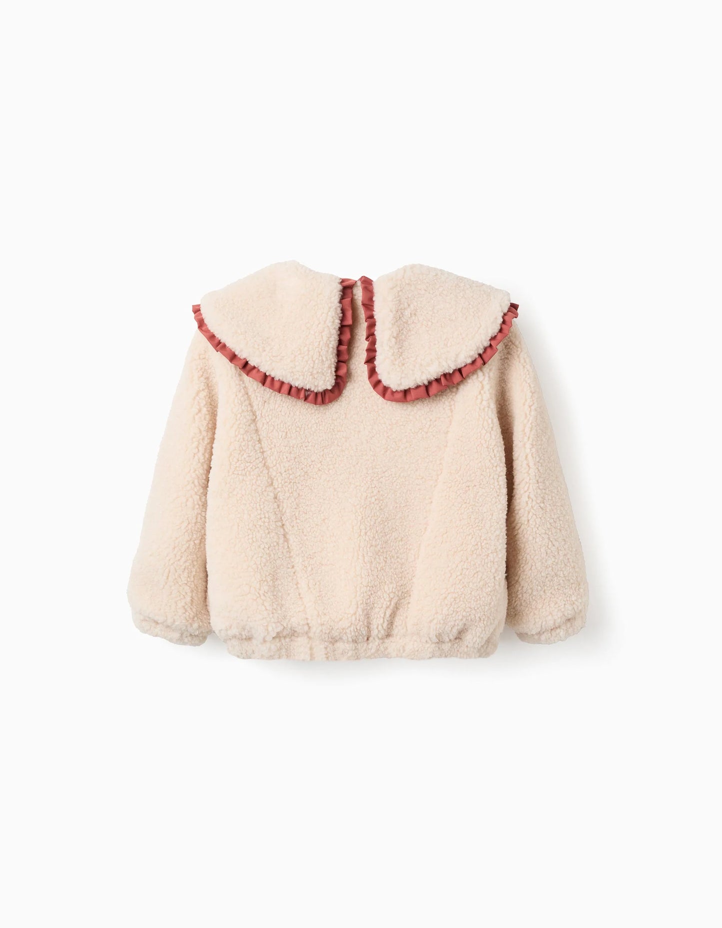 Chaqueta de Sherpa con Cuello Maxi