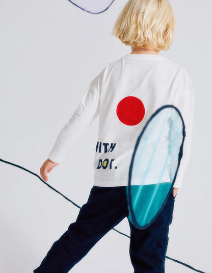 Camiseta niño 'Dot' Blanco - Zippy