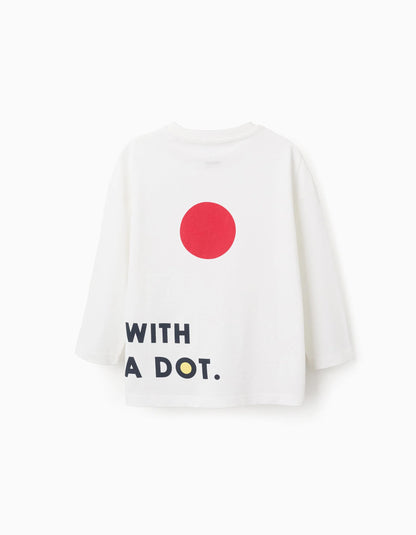 Camiseta niño 'Dot' Blanco - Zippy