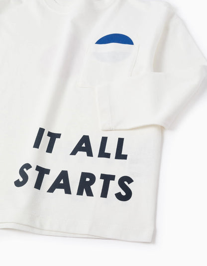 Camiseta niño 'Dot' Blanco - Zippy
