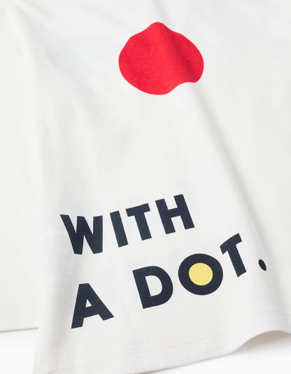 Camiseta niño 'Dot' Blanco - Zippy