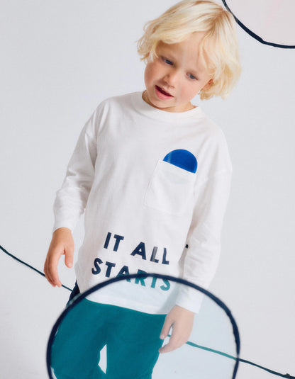 Camiseta niño 'Dot' Blanco - Zippy