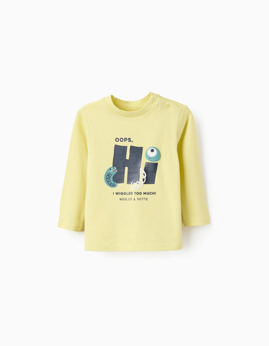 Camiseta manga larga amarilla