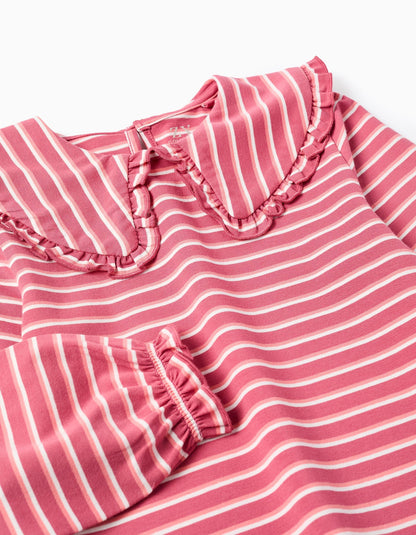 Blusa niña rayas rosa - Zippy