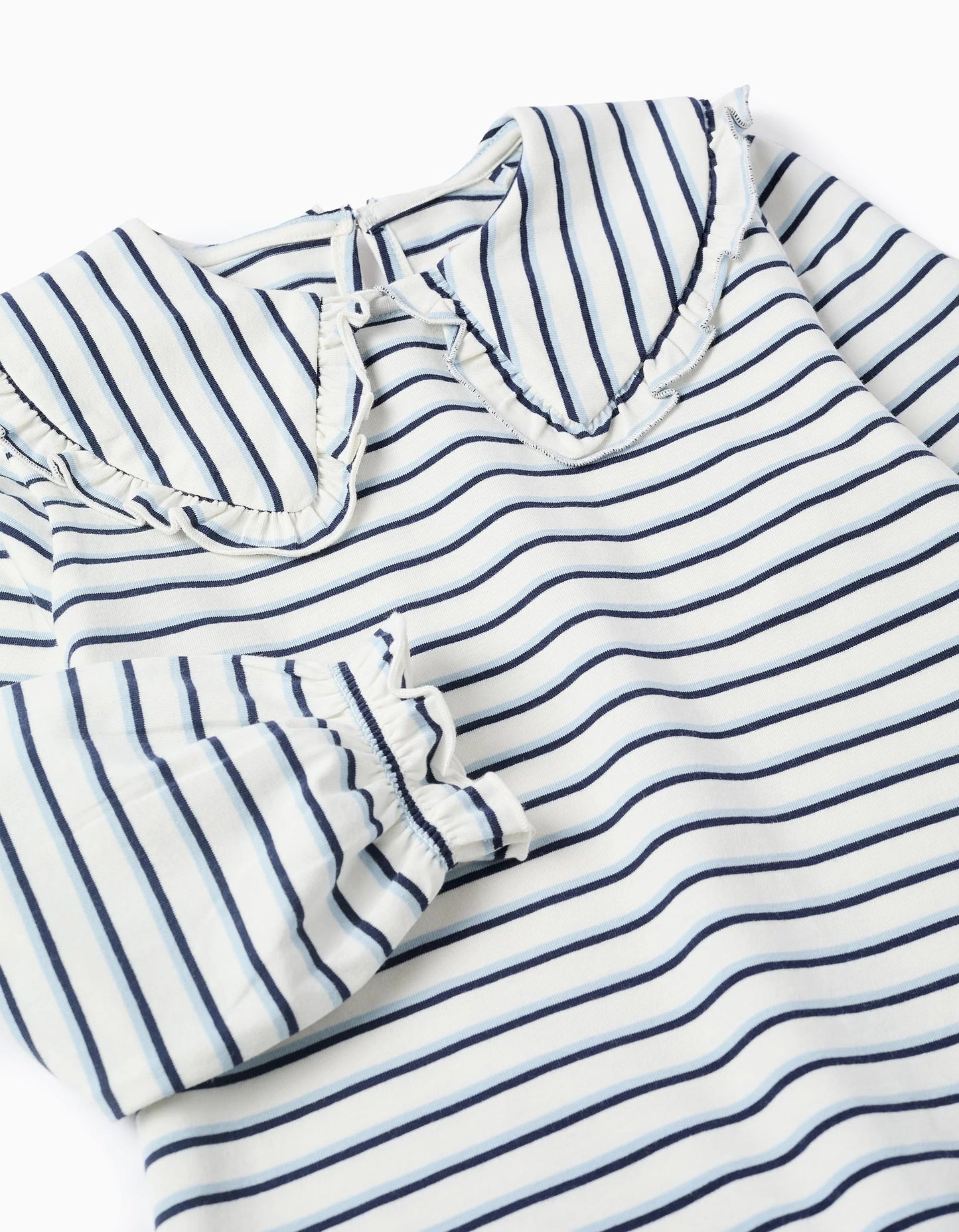 Camiseta rayas blanca
