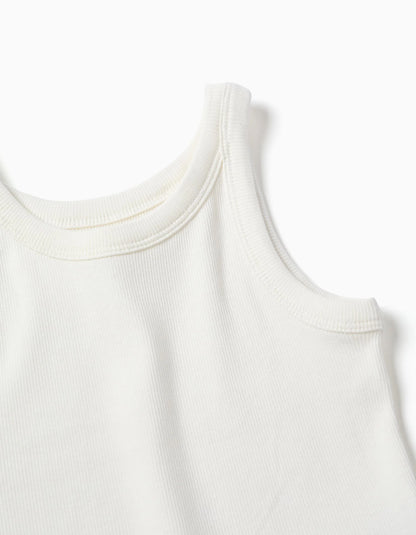 Camiseta niña acanalado coral - Zippy