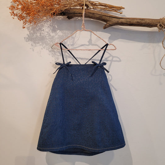 Vestido denim print Mia y Lia