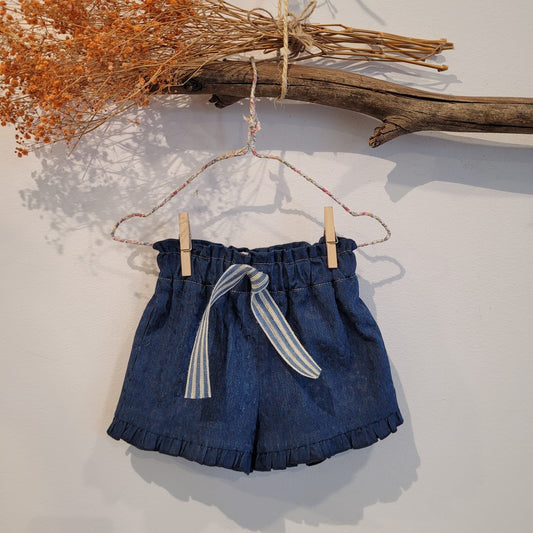 Short denim print de Mia y Lia